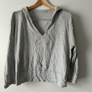 Anthro Saturday Sunday v neck cotton sweat shirt M